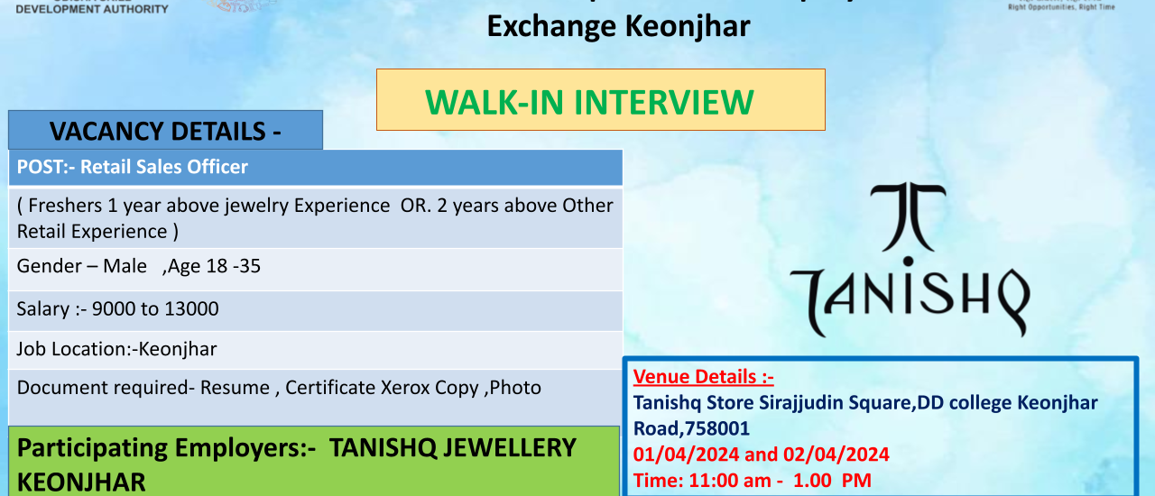 Job drives tanishq